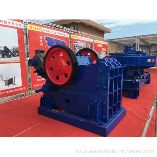 Rock stone gravel crushing jaw crusher machine